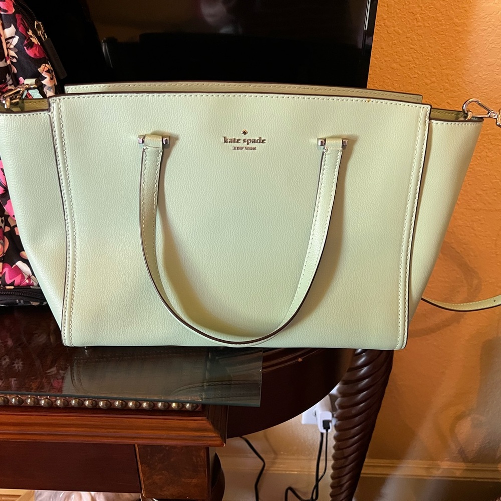 Kate Spade Mint Green Tote Bag